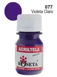 Pintura Para Tela Acritela Roseta 30cc Violeta Claro