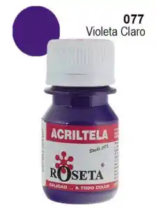 Pintura Para Tela Acritela Roseta 30cc Violeta Claro