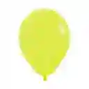 Globo Bomba Peq 13cm Biodegradable Neon Amarillo (r5)