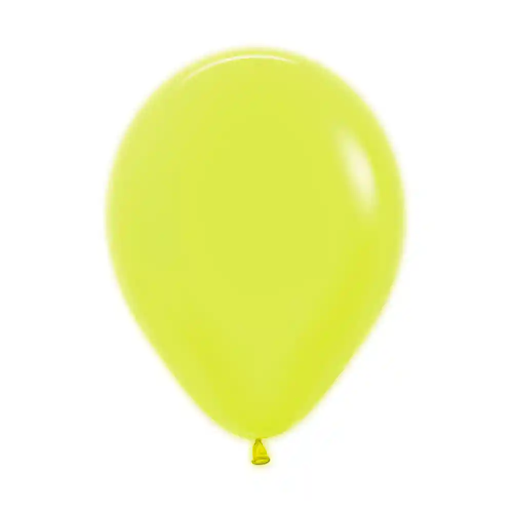 Globo Bomba Peq 13cm Biodegradable Neon Amarillo (r5)