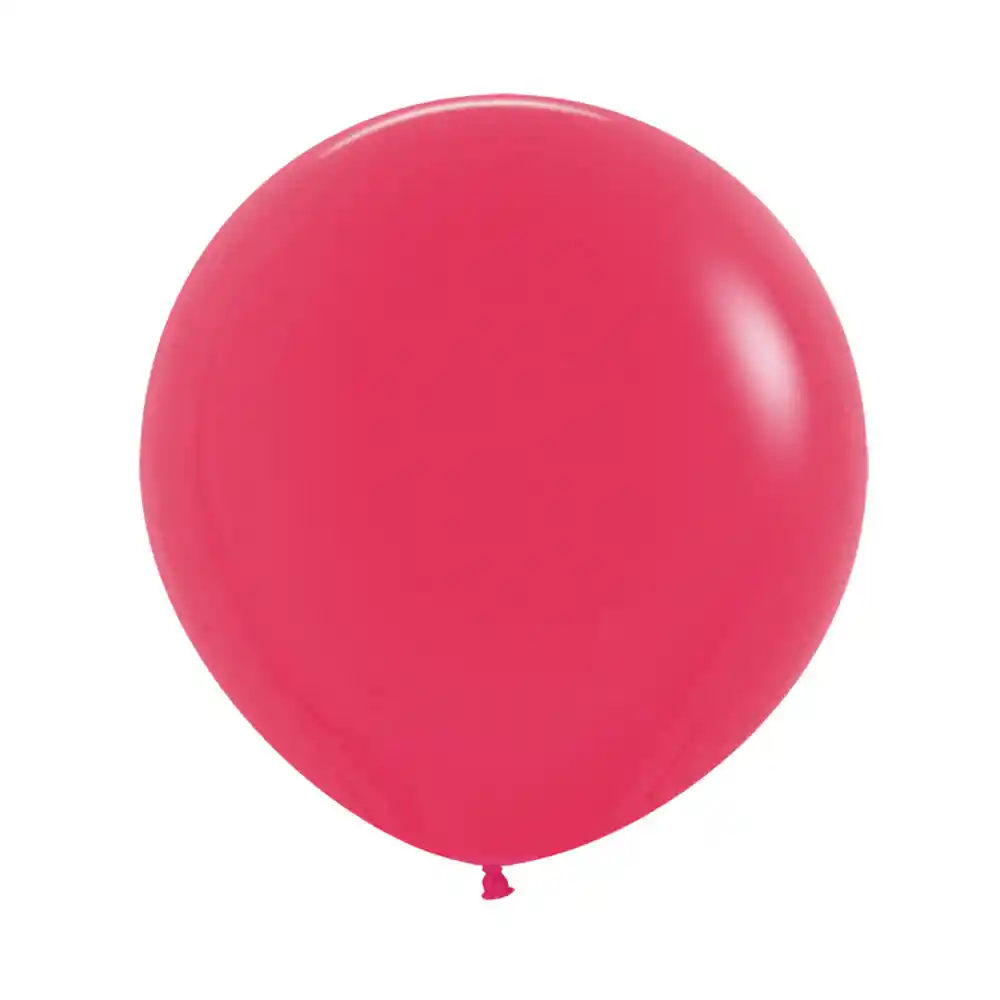 Globo Bomba Pequeña 13cm Biodegradable Frambuesa(r5)