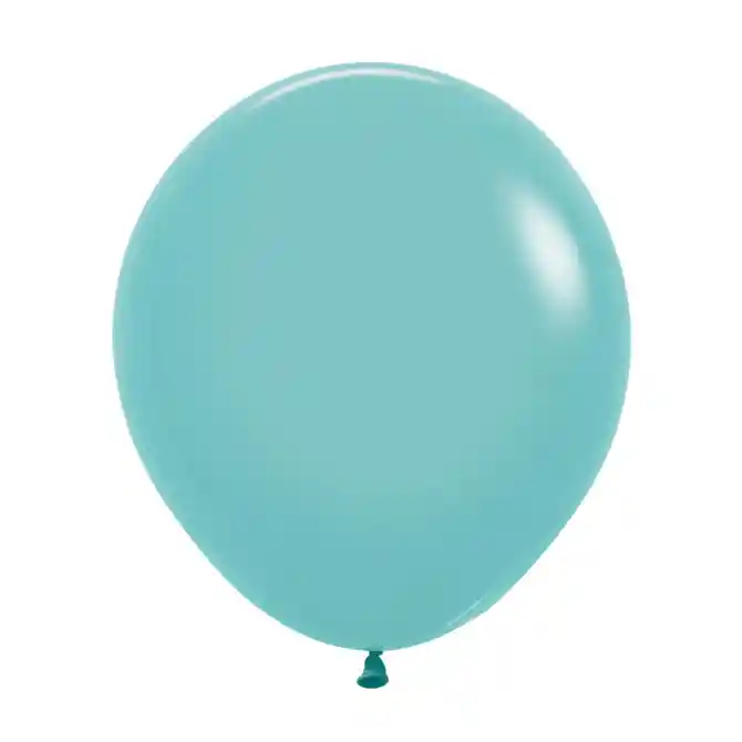 Globo Bomba Peq 13cm Biodegradable Aguamarina (r5)