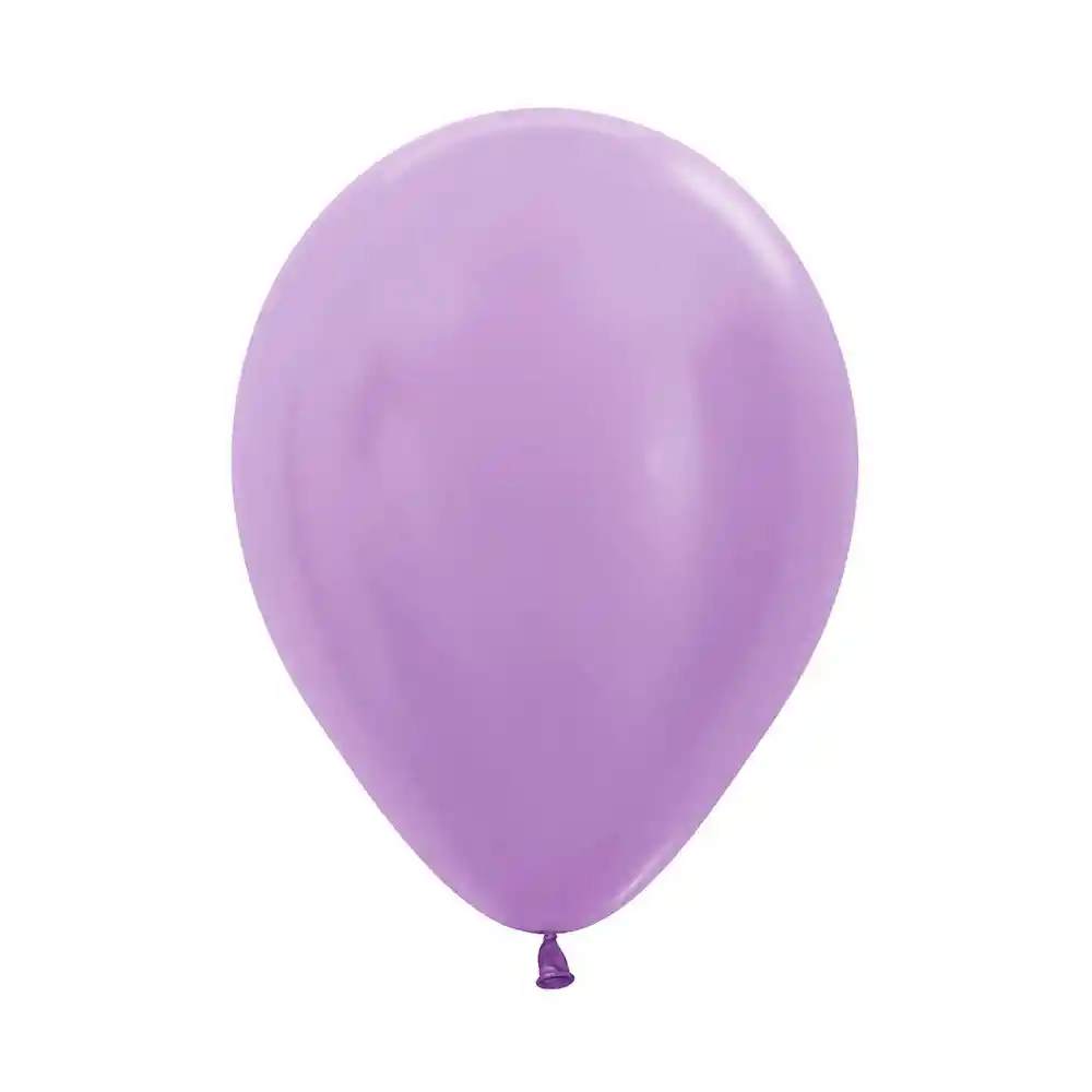 Globo Bomba Pequeña 13cm Biodegradable Satin Lila (r5)