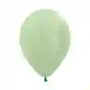 Globo Bomba Peq 13cm Biodegradable Satin Verde (r5)