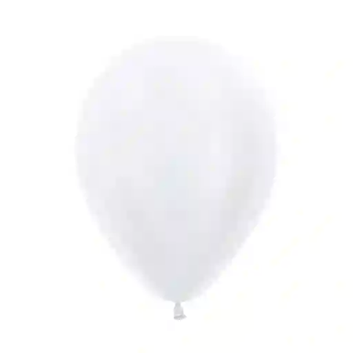 Globo Bomba Pequeña 13cm Biodegradable Satin Perla (r5)