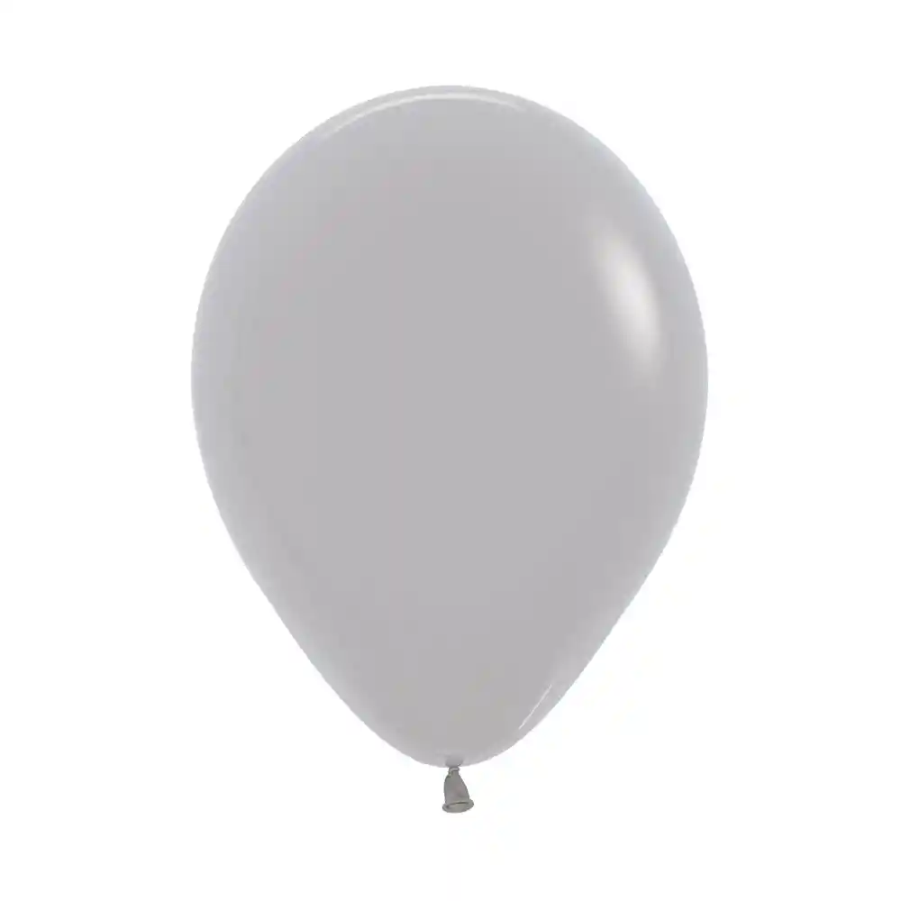 Globo Bomba Pequeña 13cm Biodegradable Fashion Gris (r5)