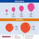 Globo Bomba Pequeña 13cm Biodegradable Fashion Gris (r5)