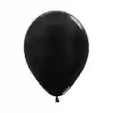 Globo Bomba Peq 13cm Biodegradable De Negro (r5)