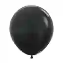 Globo Bomba Peq 13cm Biodegradable De Negro (r5)