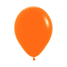 Globo Bomba Peq 13cm Biodegradable Fashion Naranja (r5)