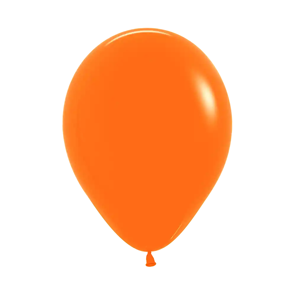 Globo Bomba Peq 13cm Biodegradable Fashion Naranja (r5)