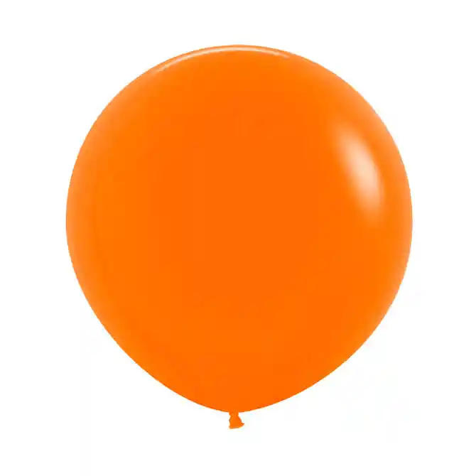 Globo Bomba Peq 13cm Biodegradable Fashion Naranja (r5)