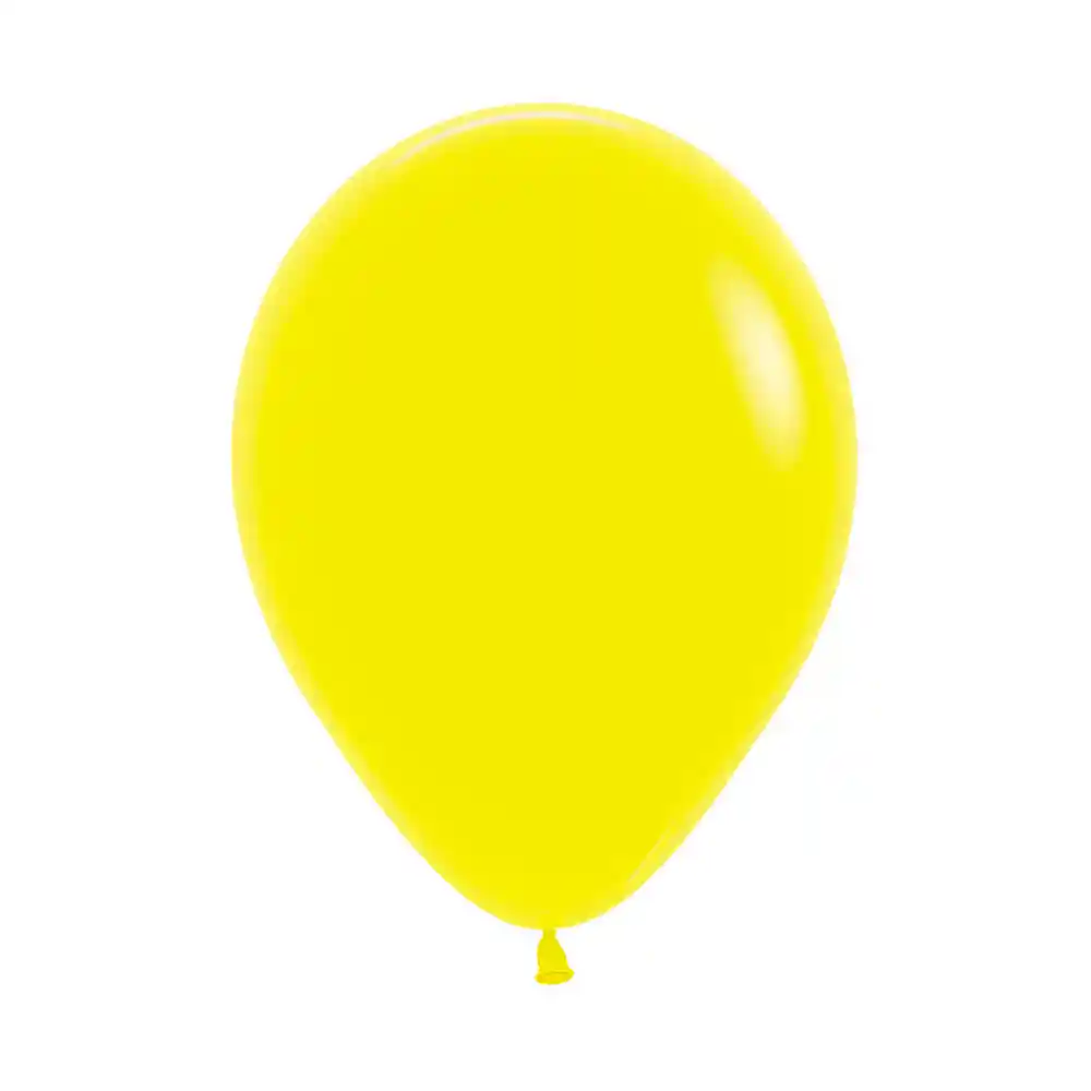 Globo Bomba Peq 13cm Biodegradable Fashion Amarillo(r5)