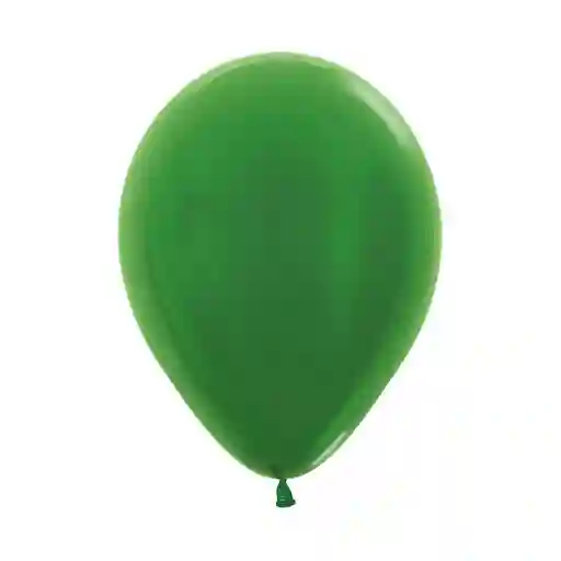 Globo Bomba Pequeña 13cm Biodegradable Metal Verde(r5)