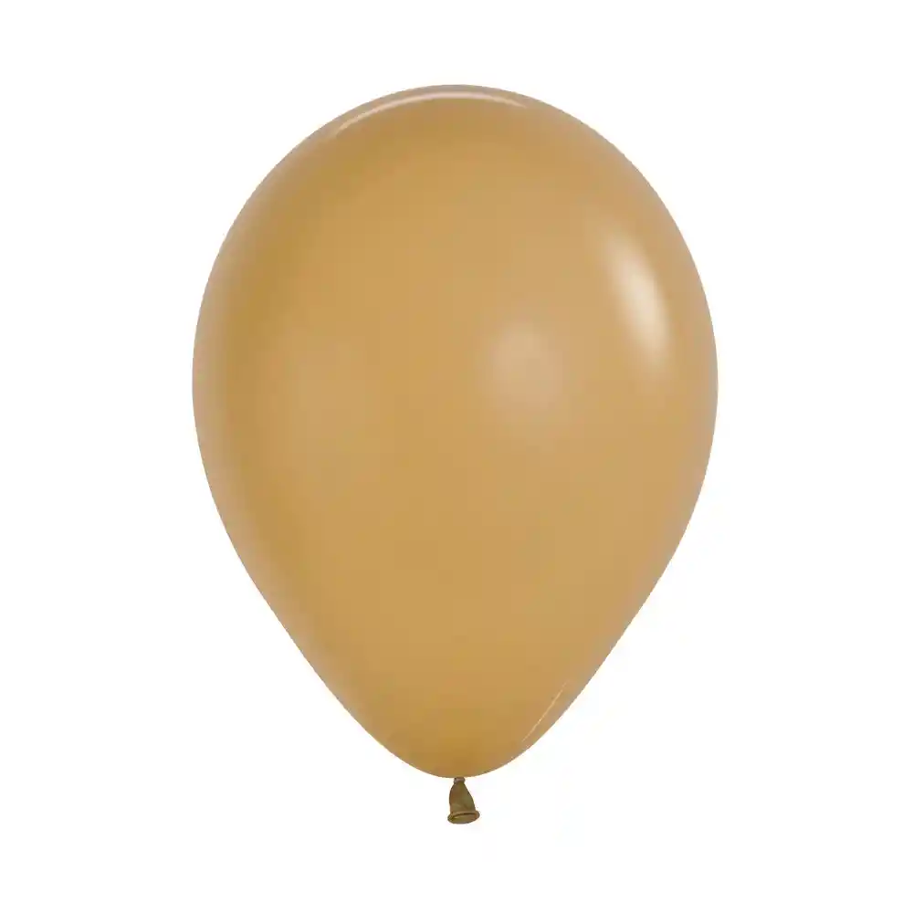 Globo Bomba Pequeña 13cm Biodegradable Latte (r5)