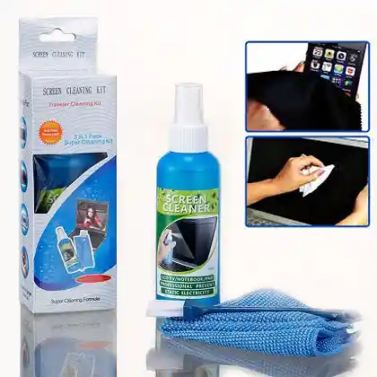 Limpiador De Pantalla, Kit Limpieza: Computador, Celular, Tv, Tablet, Laptop Y Mas...