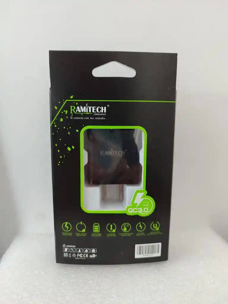 Cabeza De Cargador Doble Puerto Usb Ramitech Ram-x19