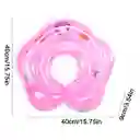 Flotador Cuello Bebes Inflable Piscina 40cm Natación Rosado