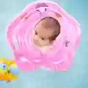 Flotador Cuello Bebes Inflable Piscina 40cm Natación Rosado