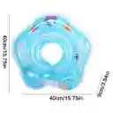 Flotador Cuello Bebes Inflable Piscina 40cm Natación Azul