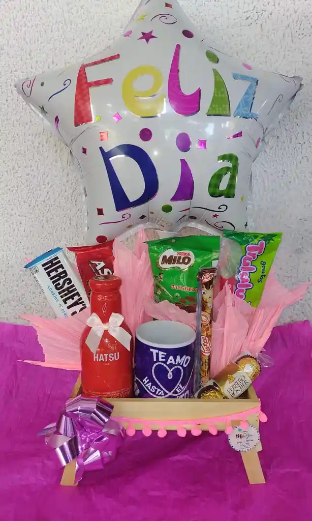 Regalo En Bandeja Especial Con Pocillo