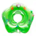 Flotador Cuello Bebes Inflable Piscina 40cm Natación Verde