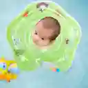 Flotador Cuello Bebes Inflable Piscina 40cm Natación Verde