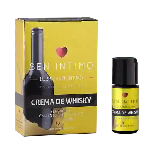 Lubricante Crema De Whisky Sen Intimo Caliente Electrizante 30ml Sen Intimo