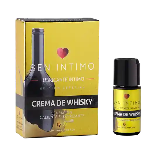 Lubricante Crema De Whisky Sen Intimo Caliente Electrizante 30ml Sen Intimo