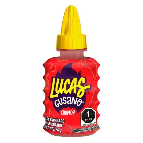 Dulce Lucas Gusano Chamoy Surtidos X 36 Gr.