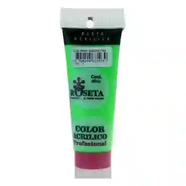 Pintura Acrílica Profesional Roseta Color Verde Manzana F804 45cc