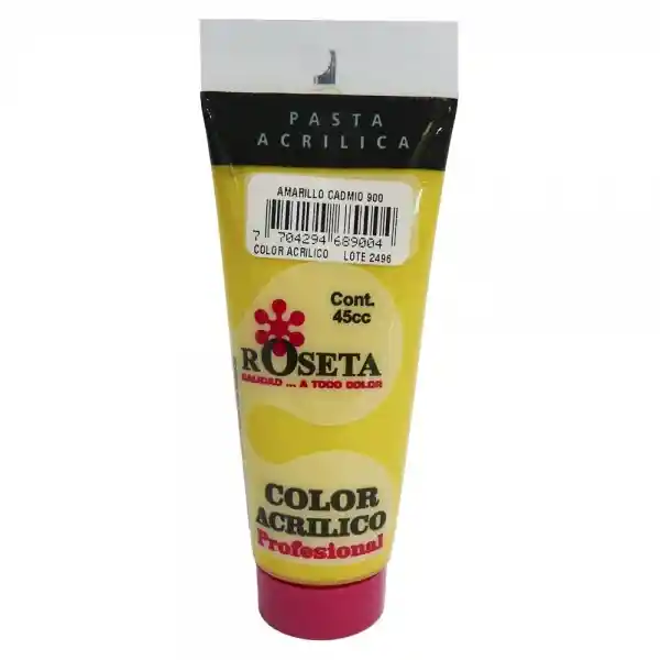 Acrilico Profesional Roseta Amarillo Cadmio 900 45cc