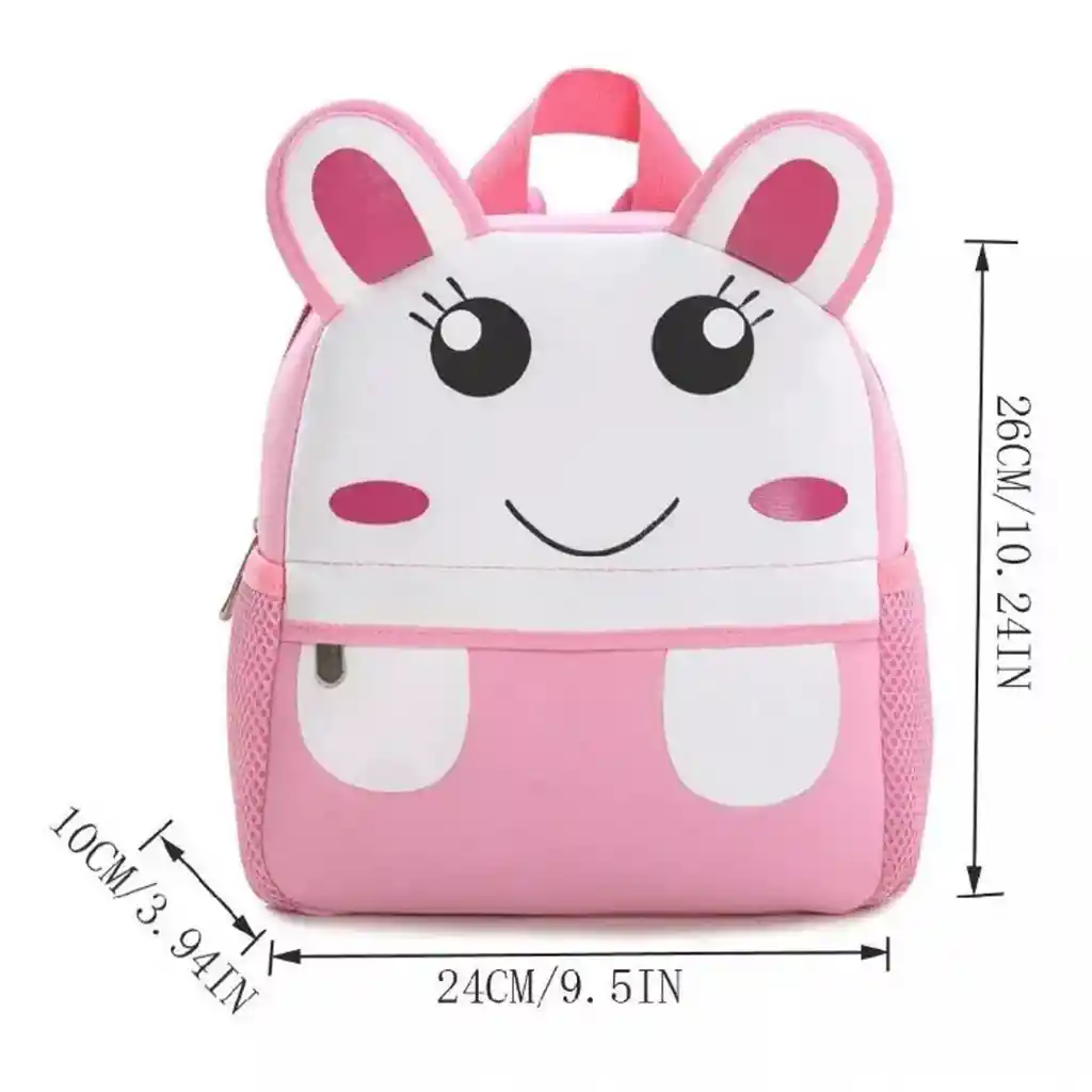 Mochila Infantil De Neopreno Para Jardín Diseño De Animales