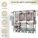 Organizador Multifuncional De Closet Y Calzado De 3 Espacios