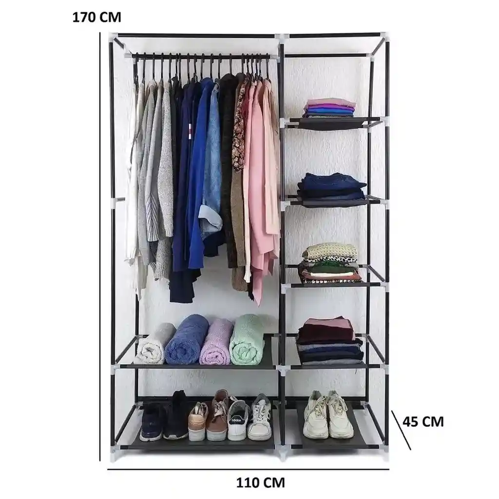 Organizador De Closet De Tela Para Ropa - Espacio Y Orden