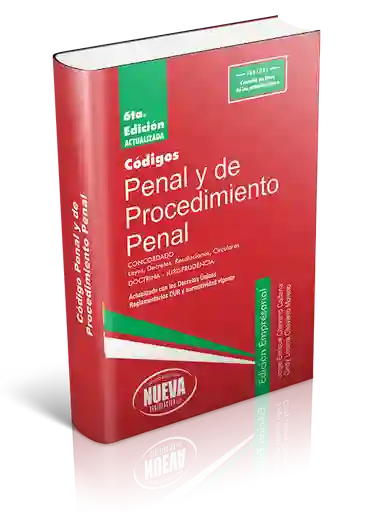 Código Penal Y De Procedimiento Penal 6ta Edición