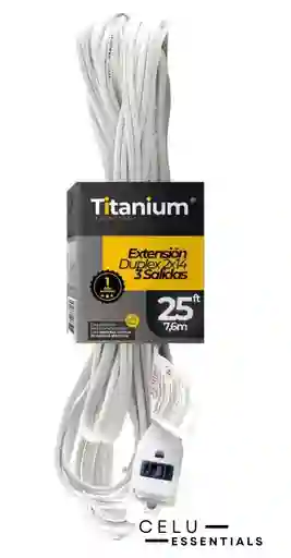 Extensión Eléctrica Titanium 25ft / 7.6m