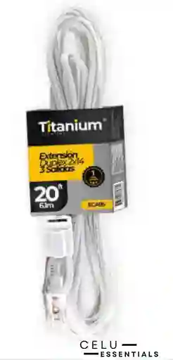 Extensión Eléctrica Titanium 20ft / 6m