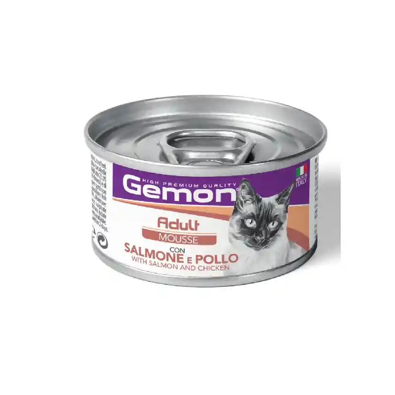 Gemon Mousse Adult Salmon/chicken 85 Gr