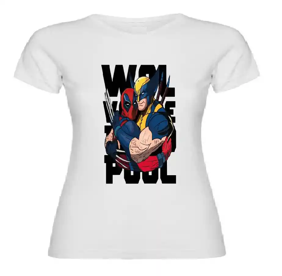 Camiseta Deapool Y Wolverine Camiseta De Moda Unisex