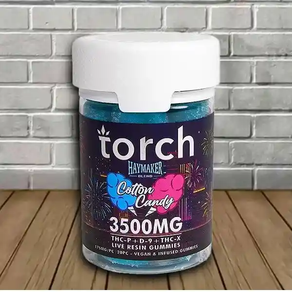 Gomas Torch Thc + Delta 9 3.500 Mg (algodon De Azucar)