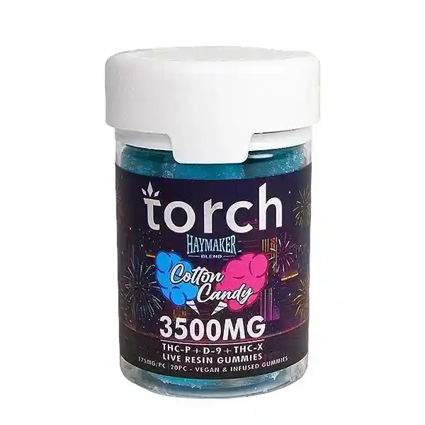 Gomas Torch Thc + Delta 9 3.500 Mg (algodon De Azucar)