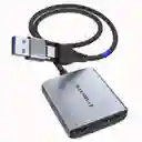 Adaptador Usb Tipo C / A A Doble Hdmi Lemorele 1080p 60hz