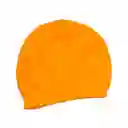 Gorro De Natación En Tela, Gorro De Baño Sencillo, Gorros De Natación Para Piscina Color Naranja