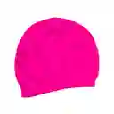 Gorro De Natación En Tela, Gorro De Baño Sencillo, Gorros De Natación Para Piscina Color Fucsia