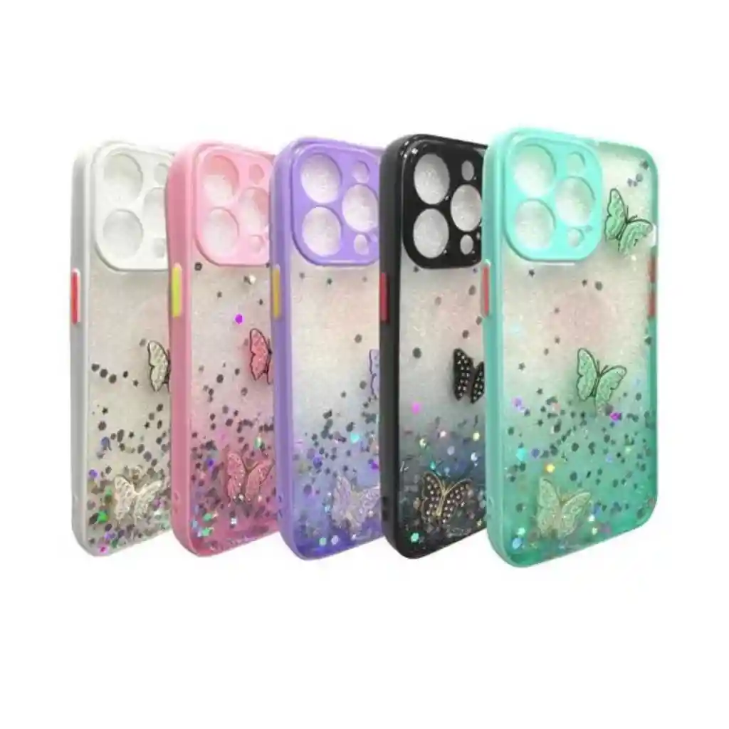 Funda Diseño 3d Mariposa Compatible Con Iphone 13 Pro