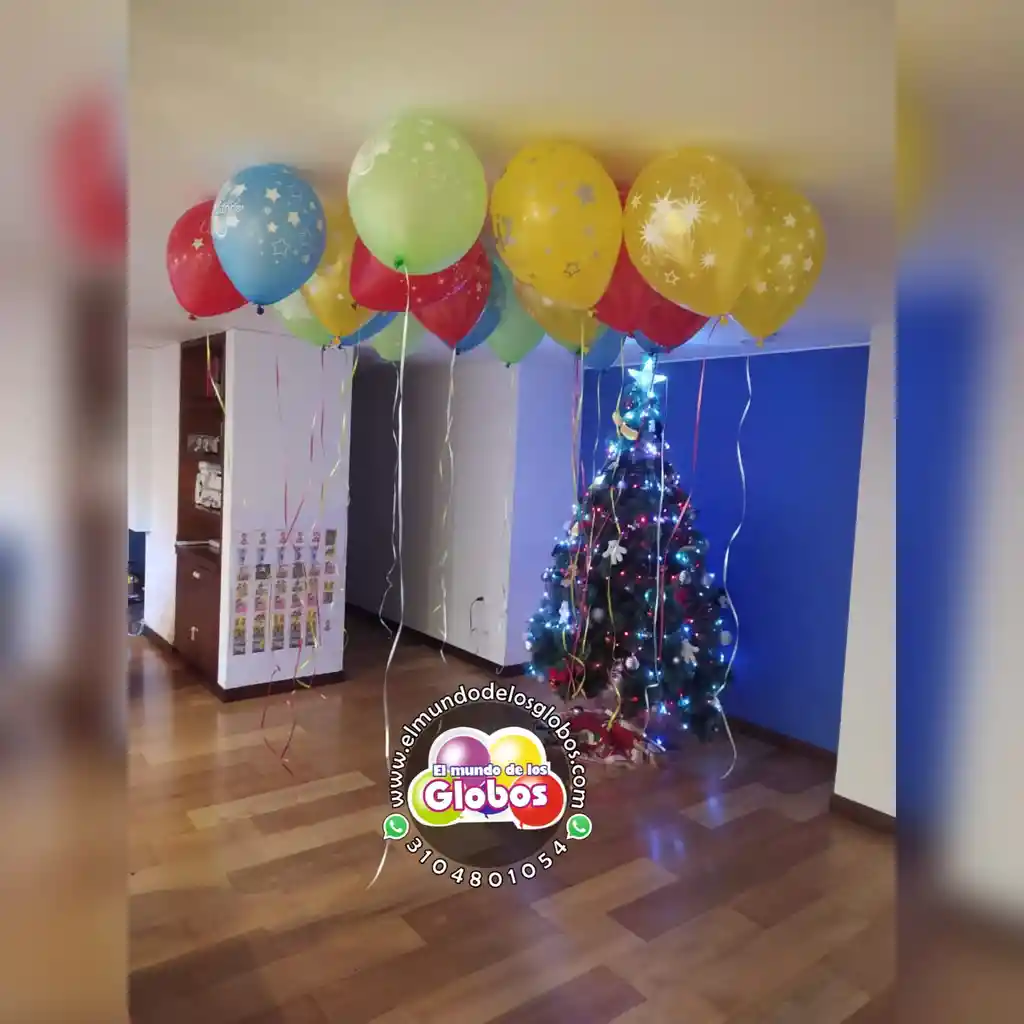 3 Globos Helio Cumpleaños