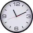 Reloj De Pared Negro Decorativo Moderno Herald Y Barnes 30´´