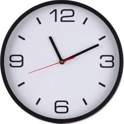 Reloj De Pared Negro Decorativo Moderno Herald Y Barnes 30´´