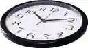 Reloj De Pared Negro Decorativo Silencioso Quartz 30´´